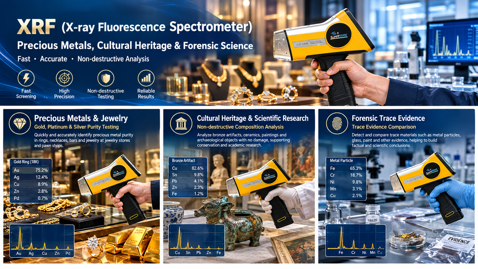 CM-X80H Series Handheld XRF Spectrometer - 5